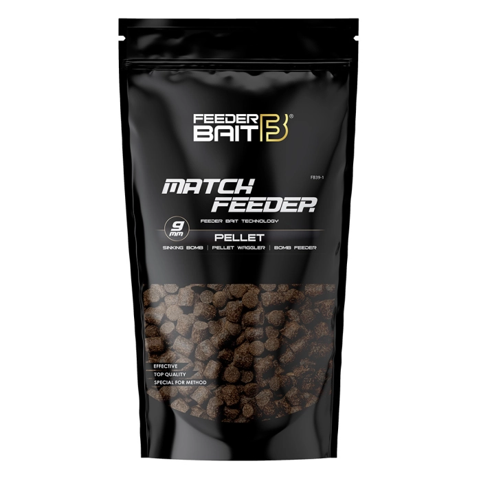 PELLET MATCH FEEDER 9MM 800GR OPK/5SZT